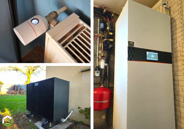 Installation d'une pompe à chaleur Viessmann Vitocal 222S à Concarneau par TICO